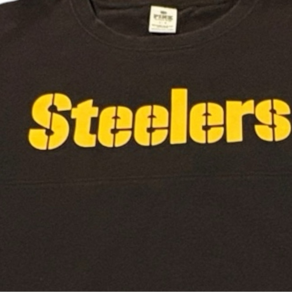 Victoria’s Secret PINK Pittsburgh Steelers long sleeve top - SZ Large - EUC - Picture 9 of 13